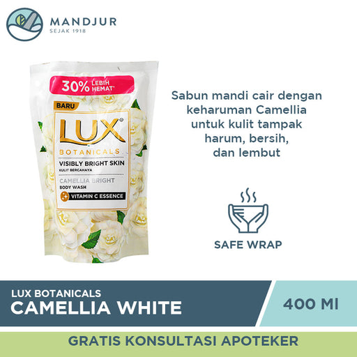 Lux Botanicals Sabun Mandi Cair Camellia White 400 ML - Apotek Mandjur