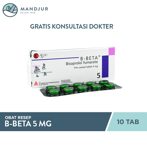 B-Beta 5 Mg 10 Tablet - Apotek Mandjur