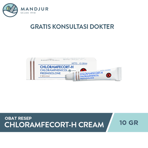 Chloramfecort Cream 10 Gram - Apotek Mandjur