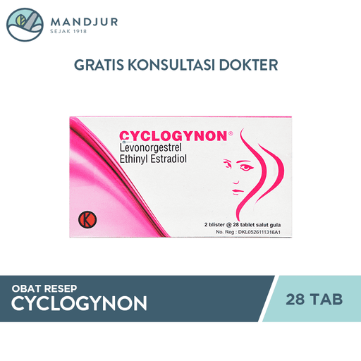 Cyclogynon Strip 28 Tablet - Apotek Mandjur
