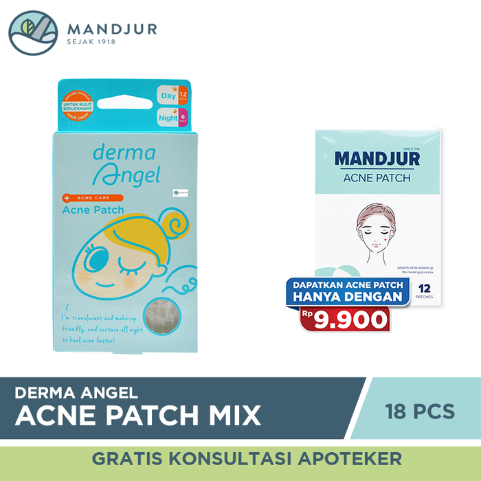 Derma Angel Acne Patch Mix 18 Pcs