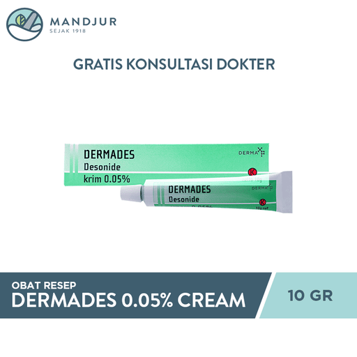 Dermades 0.5 mg/g Cream 10 g - Apotek Mandjur