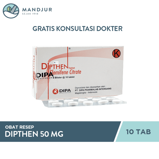Dipthen 50 mg 10 Tablet - Apotek Mandjur