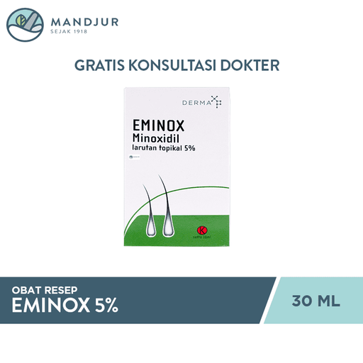 Eminox 5% 30 ml - Apotek Mandjur
