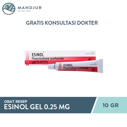 Esinol 0.25 mg/g Gel 10 g - Apotek Mandjur
