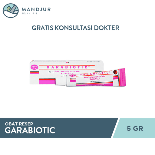Garabiotic Cream 5 Gram - Apotek Mandjur