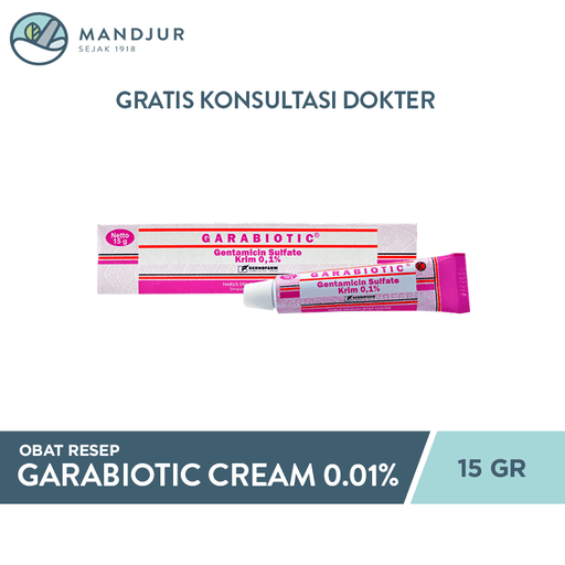 Garabiotic 1 mg/g Cream 15 g - Apotek Mandjur
