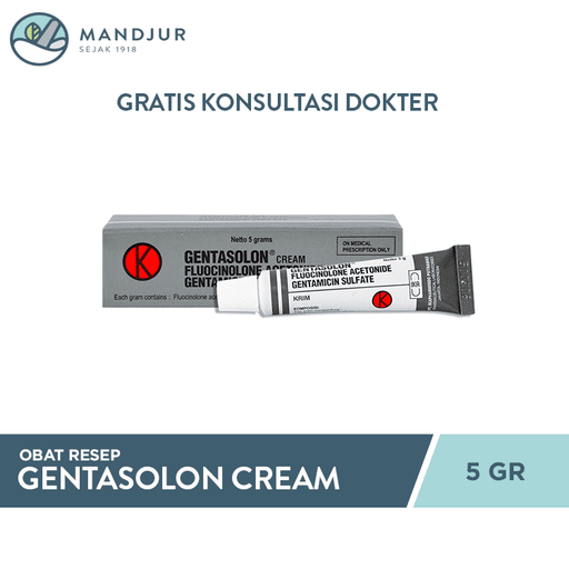 Gentasolon Cream 5 Gram - Apotek Mandjur
