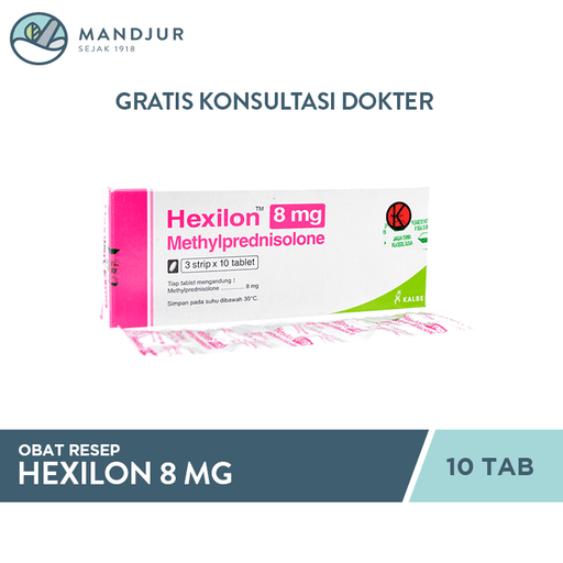 Hexilon 8 mg 10 Tablet - Apotek Mandjur