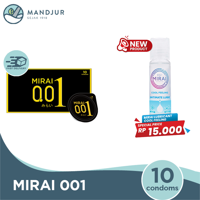 Kondom Mirai 001 10 Pcs