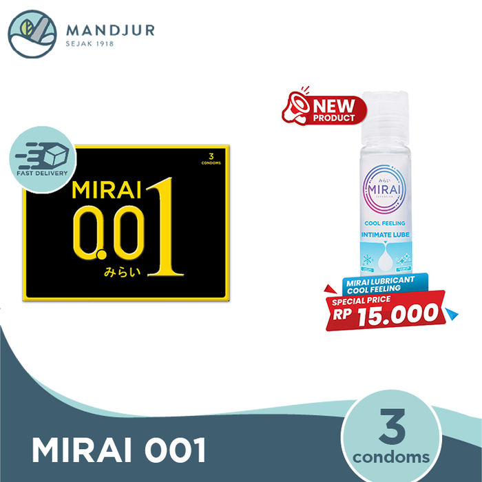 Kondom Mirai 001 3 Pcs