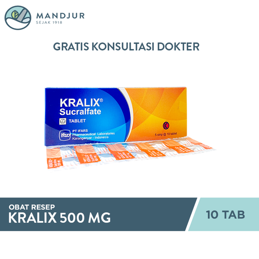 Kralix 500 mg 10 Tablet - Apotek Mandjur