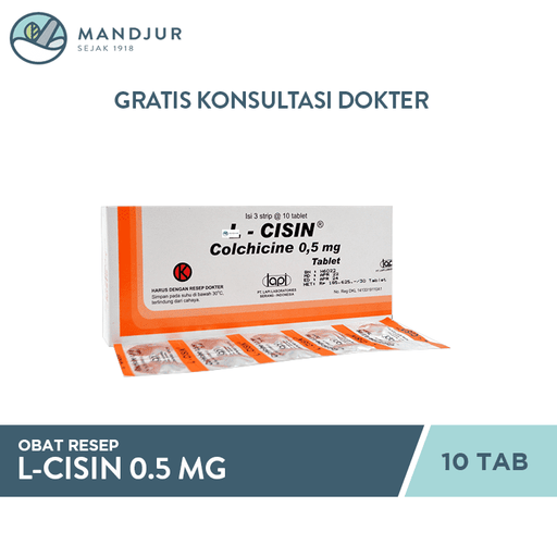 L-Cisin 10 Tablet - Apotek Mandjur