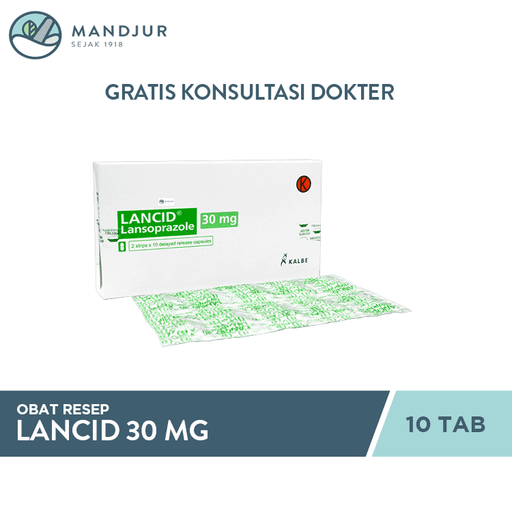 Lancid 30 Mg Strip 10 Tablet - Apotek Mandjur