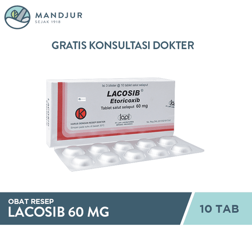 Lacosib 60 mg 10 Tablet - Apotek Mandjur