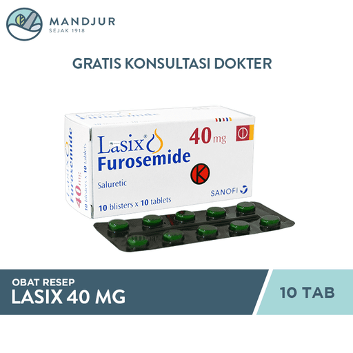 Lasix 40 Mg 10 Tablet - Apotek Mandjur