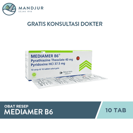 Mediamer B6 10 Tablet - Apotek Mandjur