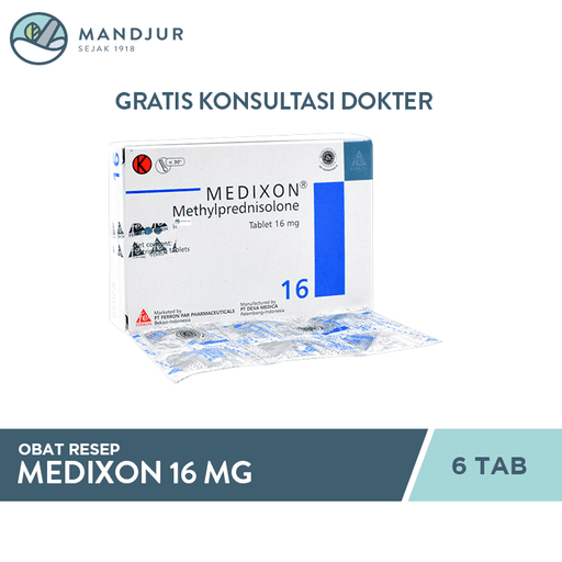 Medixon 16 Mg 6 Tablet - Apotek Mandjur