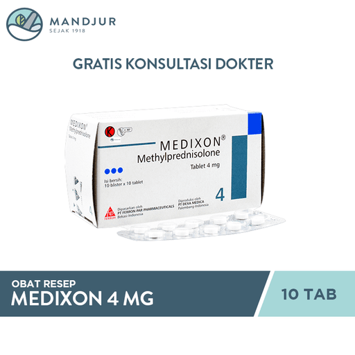 Medixon 4 Mg 10 Tablet - Apotek Mandjur