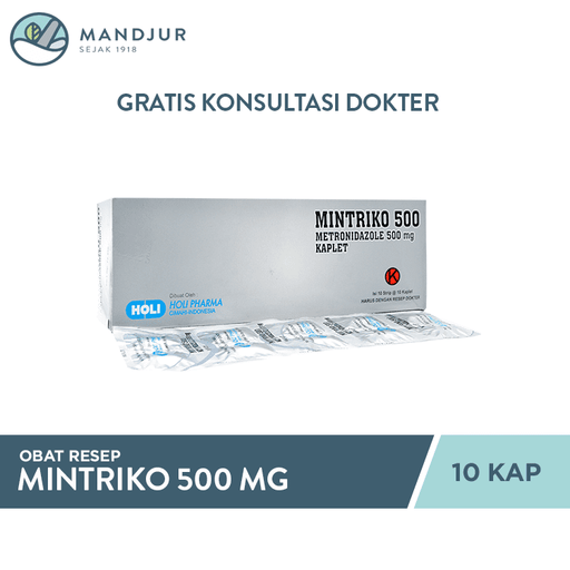 Mintriko 500 mg 10 Kaplet - Apotek Mandjur
