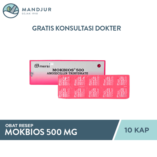 Mokbios 500 mg 10 Kaplet - Apotek Mandjur