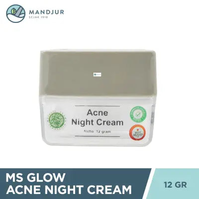 Ms Glow Acne Night Cream 12 Gr