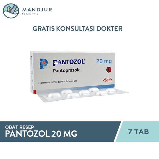 Pantozol 20 mg 7 Tablet - Apotek Mandjur