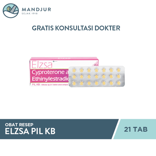 Pil KB Elzsa 21 Tablet - Apotek Mandjur