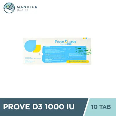 Prove Vitamin D3-1000 IU 10 Tablet