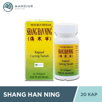 Shang Han Ning (Kapsul Ekstrak Cacing Tanah)