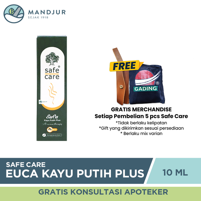 Safe Care EUCA Minyak Kayu Putih Plus Aromatherapy 10 ML