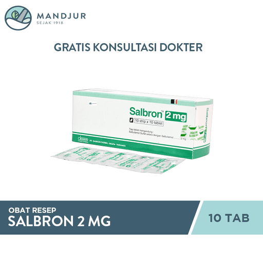 Salbron 2 Mg 10 Tablet - Apotek Mandjur