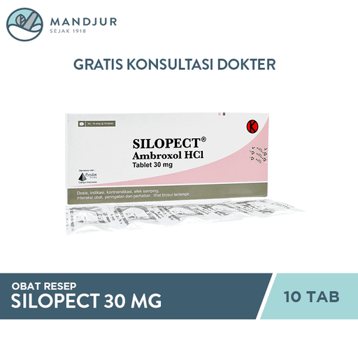 Silopect 30 mg 10 Tablet - Apotek Mandjur