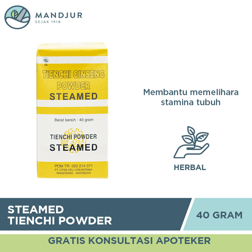 Steamed Tienchi Powder - Apotek Mandjur