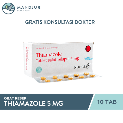 Thiamazole 5 Mg 10 Tablet - Apotek Mandjur