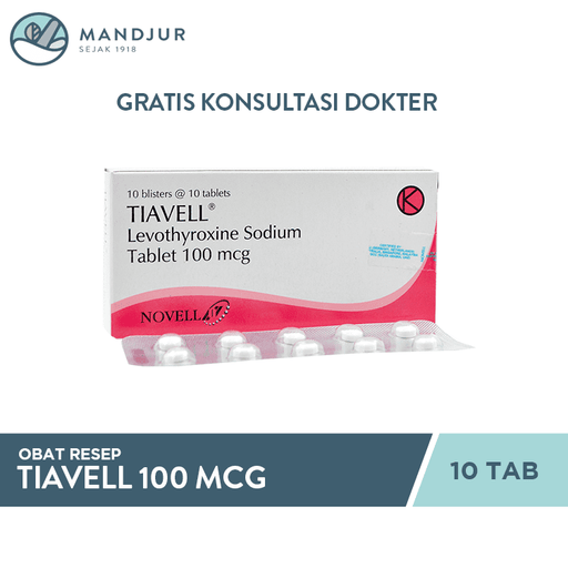 Tiavell 100 Mcg 10 Tablet - Apotek Mandjur