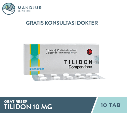 Tilidon 10 mg 10 Tablet - Apotek Mandjur