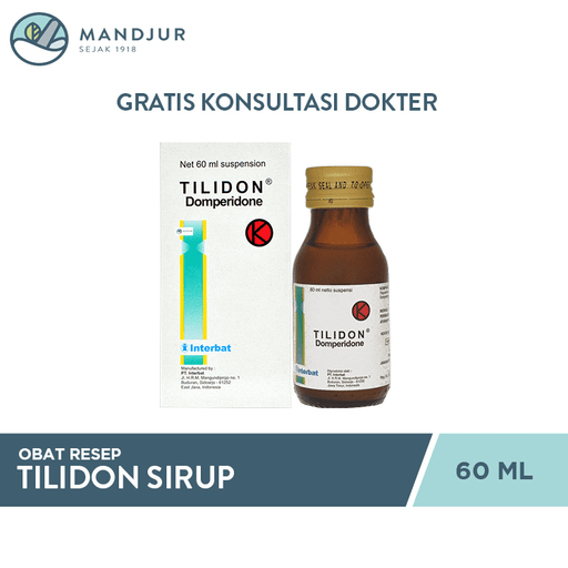 Tilidon Sirup 60 ml - Apotek Mandjur