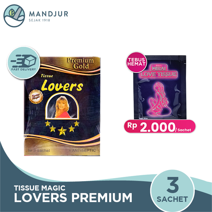 Tissue Lovers Premium Gold Isi 3 Sachet