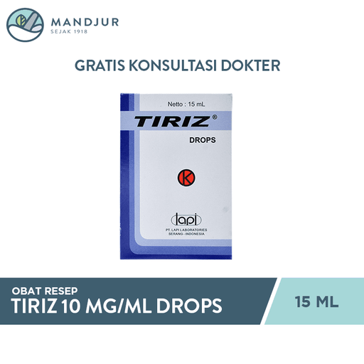 Tiriz 10 mg/ml Drops - Apotek Mandjur