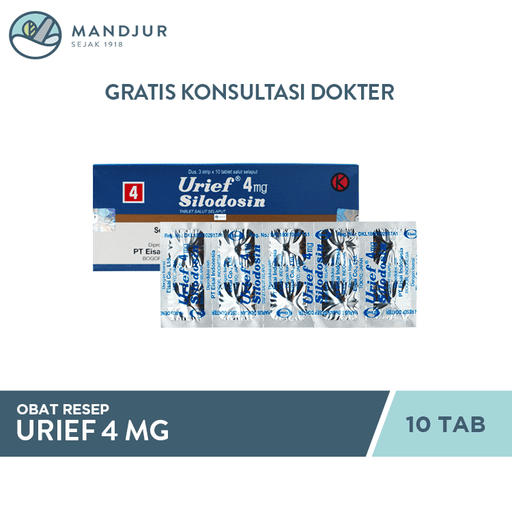 Urief 4 Mg 10 Tablet - Apotek Mandjur