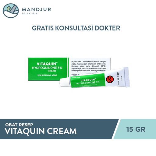 Vitaquin Cream 15 Gr - Apotek Mandjur
