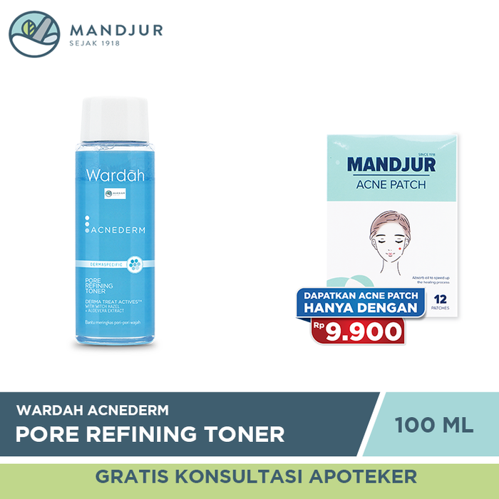 Wardah Acnederm Pore Refining Toner 100 ML