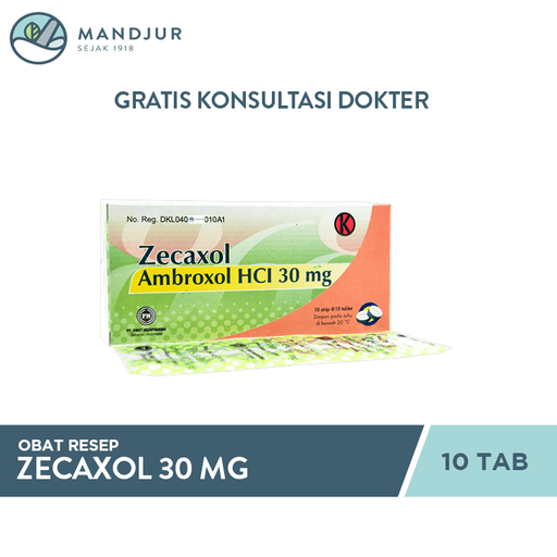 Zecaxol 30 mg 10 Tablet - Apotek Mandjur