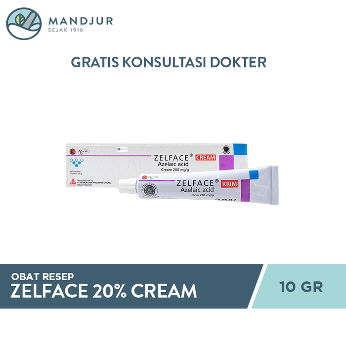 Zelface 20% Cream 10 G