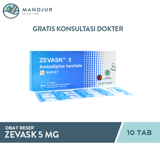 Zevask 5 mg 10 Tablet - Apotek Mandjur