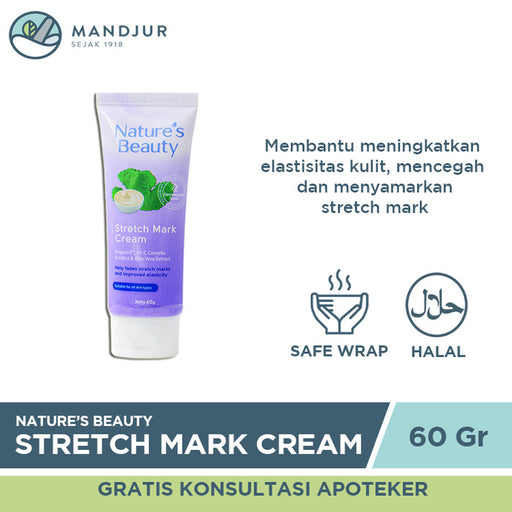 Nature's Beauty Stretch Mark Cream 60 Gr - Apotek Mandjur