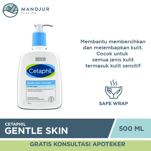 Cetaphil Gentle Skin Cleanser 500 mL - Apotek Mandjur