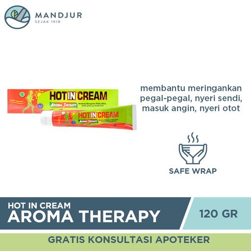 Hot In Cream Aromatherapy 120 Gr - Apotek Mandjur