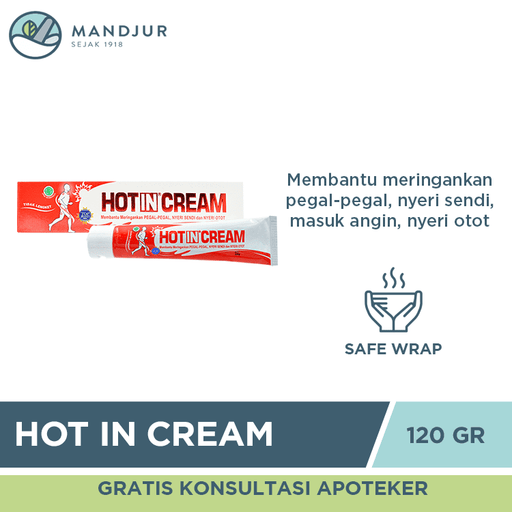 Hot In Cream 120 Gr - Apotek Mandjur